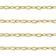 DQ Metal belcher chain anchor cable 4x2mm Gold